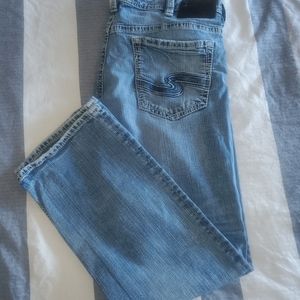 Silver - Mens Jean's - Gordie Relaxed - 38/34